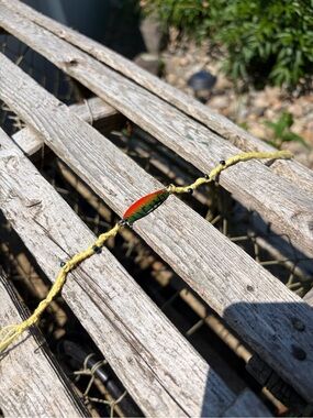 Handmade Bracelet made from a fishing lure spoon